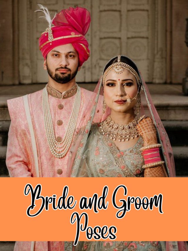 BRIDE AND GROOM POSE