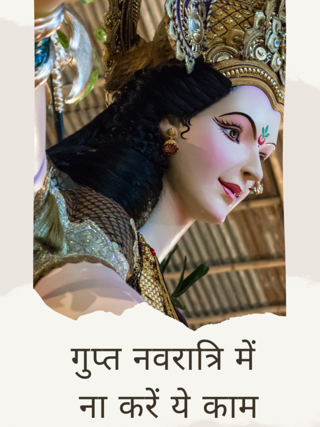 गुप्त नवरात्रि में ना करें ये काम
